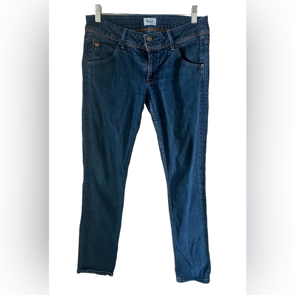 Hudson Woman’s Flap Pocket Skinny Jeans Jeggings Blue Size 28